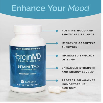 Betaine TMG Health Benefits - Supports methylation and enhances mood and emotional balance