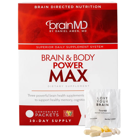 Brain and Body Power Max - Multivitamin supplement for Brain Health 