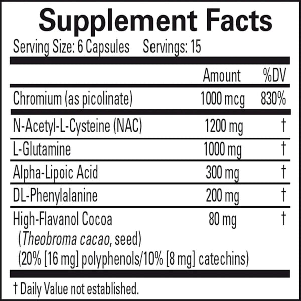 Craving Control Supplement to support self control over food cravings - 90 capsules 