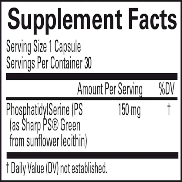 NeuroPS phosphatidylserine  supplement vegan capsules by Brain MD 