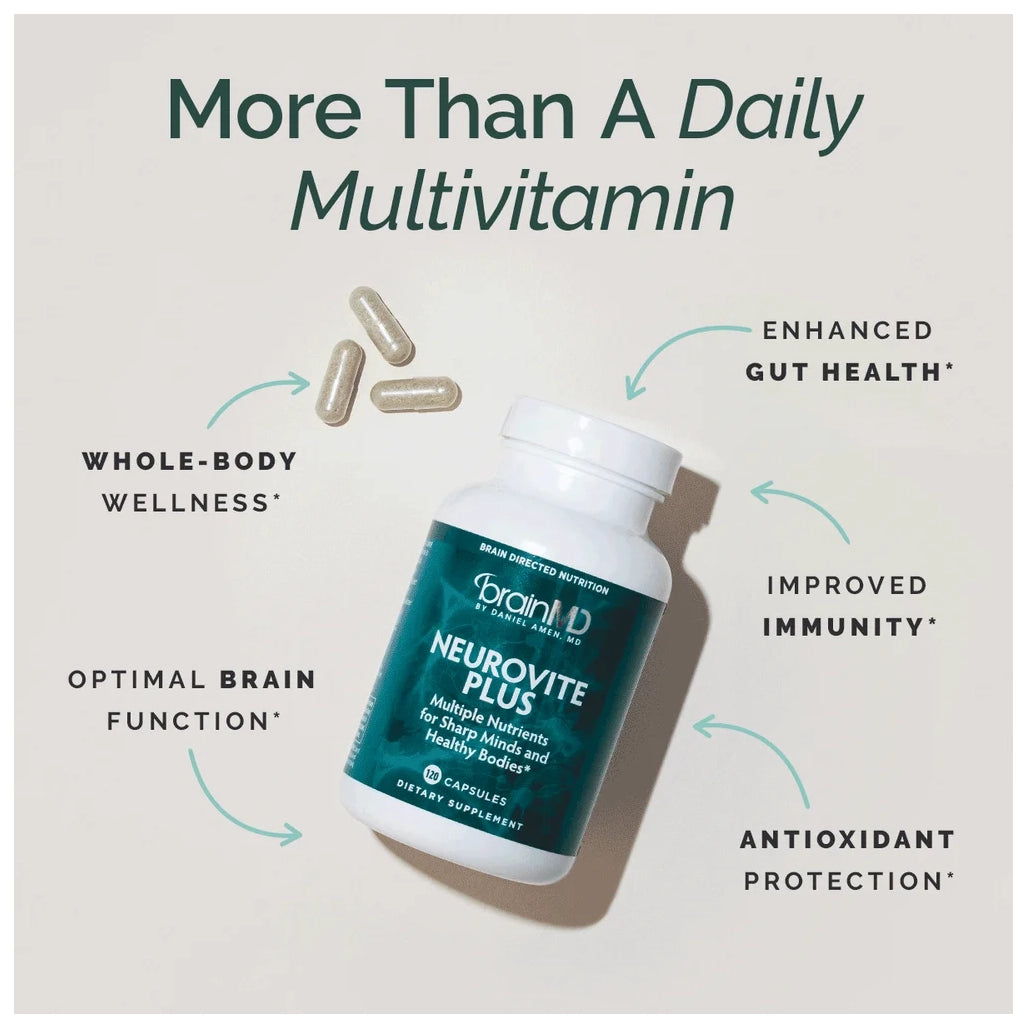 Dr. Daniel Amen NeuroVite Plus Multivitamin Supplement | BrainMD daily multivitamin