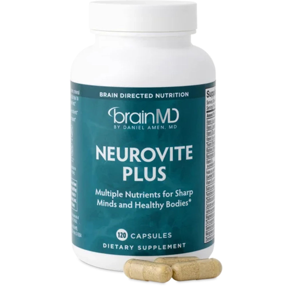 NeuroVite Plus Multivitamin Supplement by BrainMD | Multiple nutrients for healthy brain function