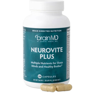 NeuroVite Plus Multivitamin Supplement by BrainMD | Multiple nutrients for healthy brain function