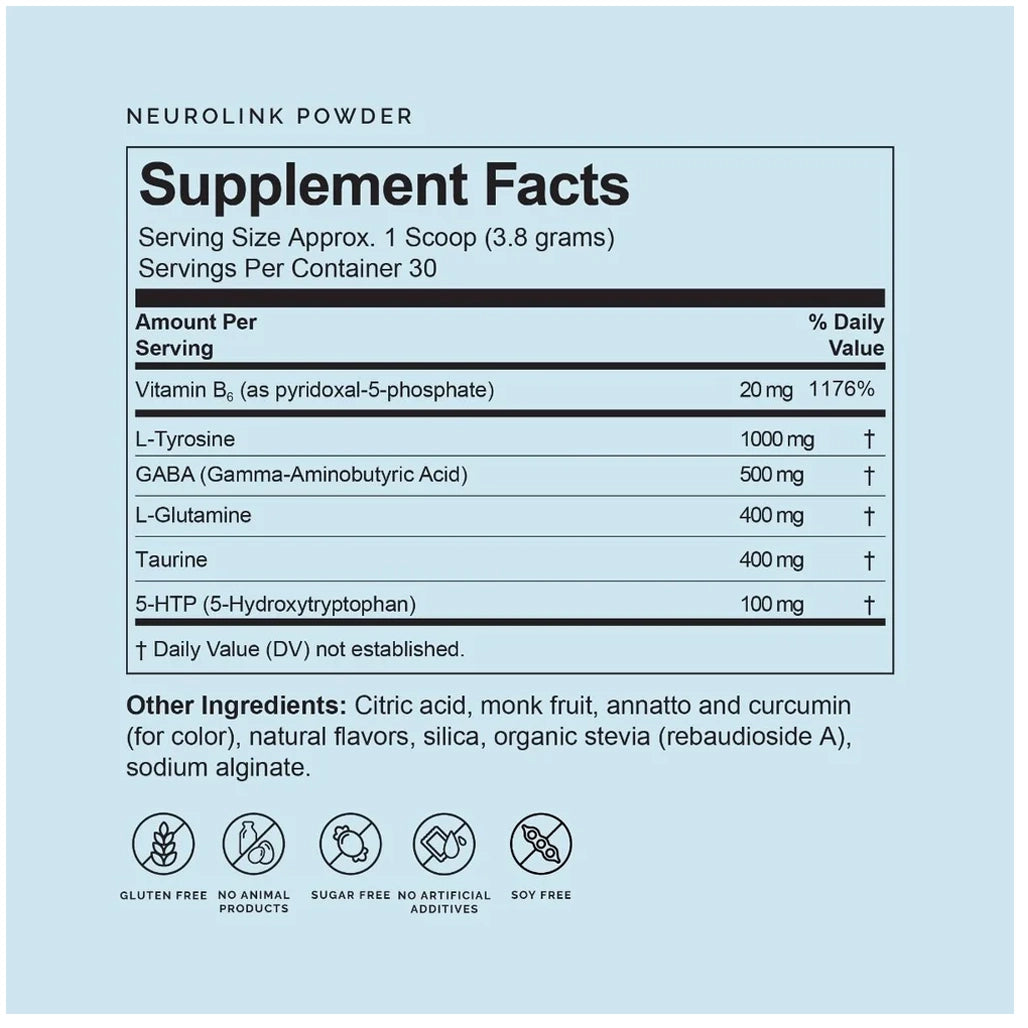 Neurolink Powder Powder Supplement Facts 