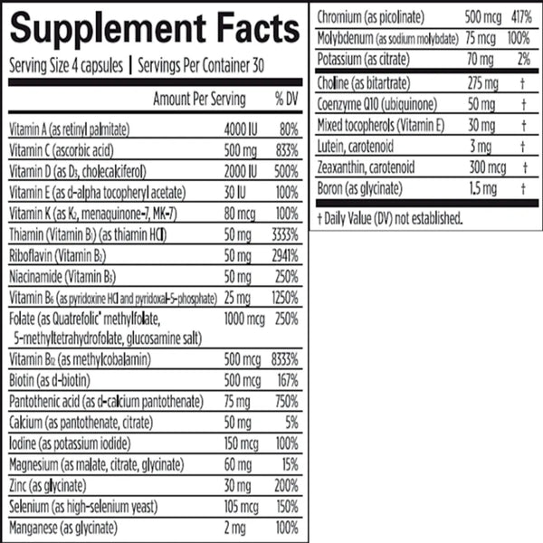 Brain MD’ Smart Prenatal - 120 Capsules | Essential Nutrition for Mother and Baby