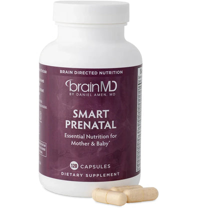 Brain MD’ Smart Prenatal - 120 Capsules | Essential Nutrition for Mother and Baby