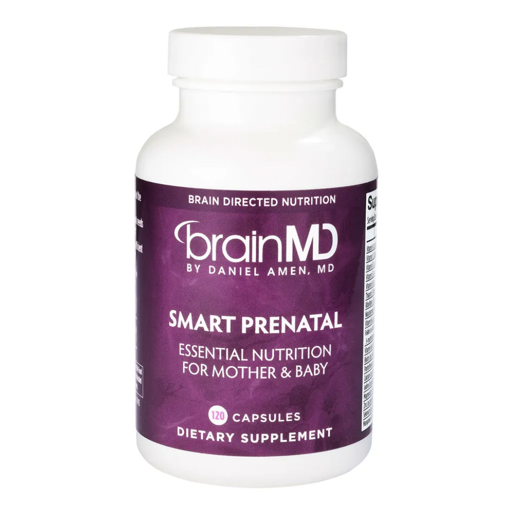 Brain MD’ Smart Prenatal - 120 Capsules | Essential Nutrition for Mother and Baby