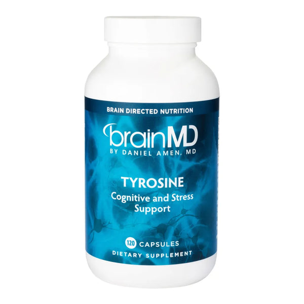 BrainMD Tyrosine supplement capsules - Improves Cognitive Function and Relieves from Stress