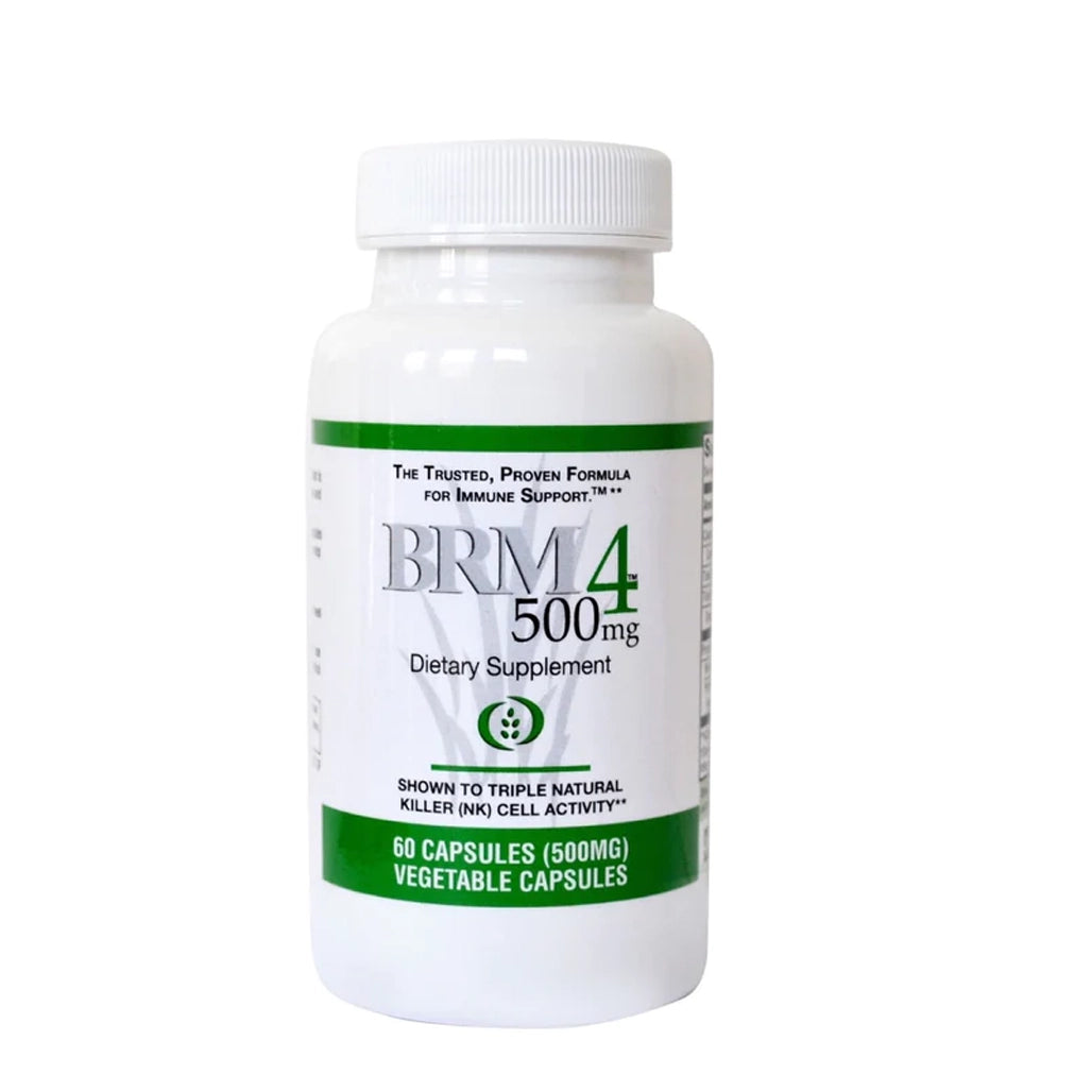 BRM4 500 mg vegetable capsules for healthy immune system by Daiwa Health Development