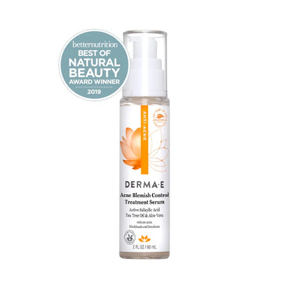 Acne Blemish Control Treatment Serum DermaE Natural Bodycare