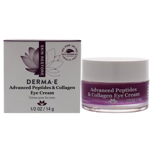 Advanced Peptides & Collagen Eye Cream DermaE Natural Bodycare