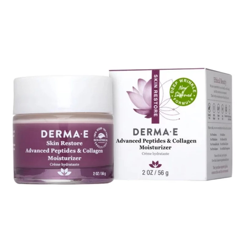 Advanced Peptides & Collagen Moisturizer DermaE Natural Bodycare