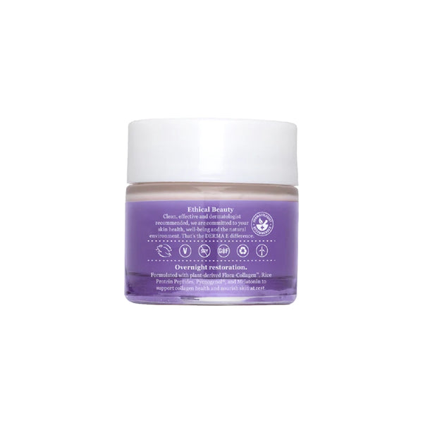 Advanced Peptides Night Moisturizer DermaE Natural Bodycare