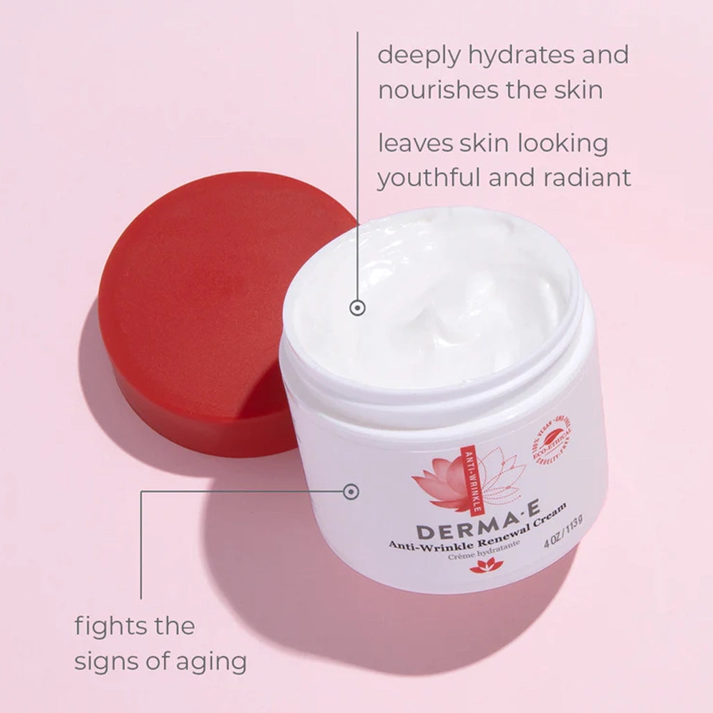 Anti-Wrinkle Renewal Cream DermaE Natural Bodycare