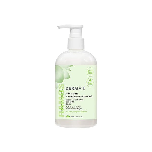 Ramos 2-in-1 Curl Conditioner + Co-Wash by DermaE Natural Bodycare at Nutriessential.