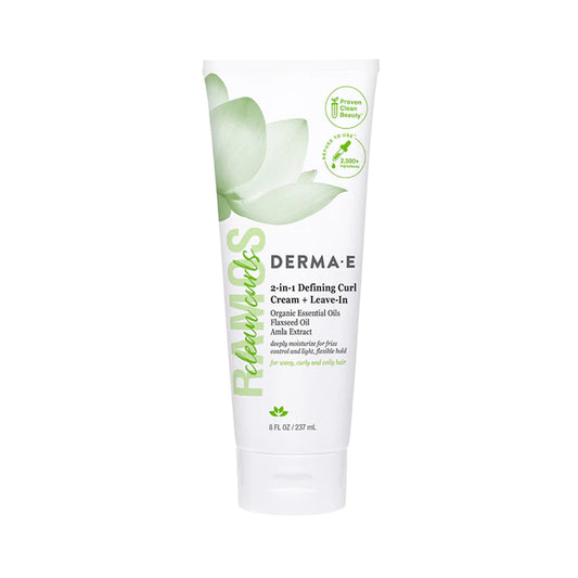 Ramos 2-in-1 Defining Curl Cream + Leave-In by DermaE Natural Bodycare at Nutriessential.com
