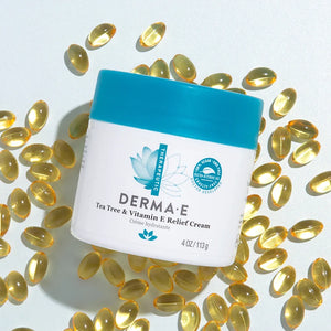 Tea Tree & Vitamin E Cream DermaE Natural Bodycare