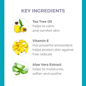 Tea Tree & Vitamin E Cream DermaE Natural Bodycare