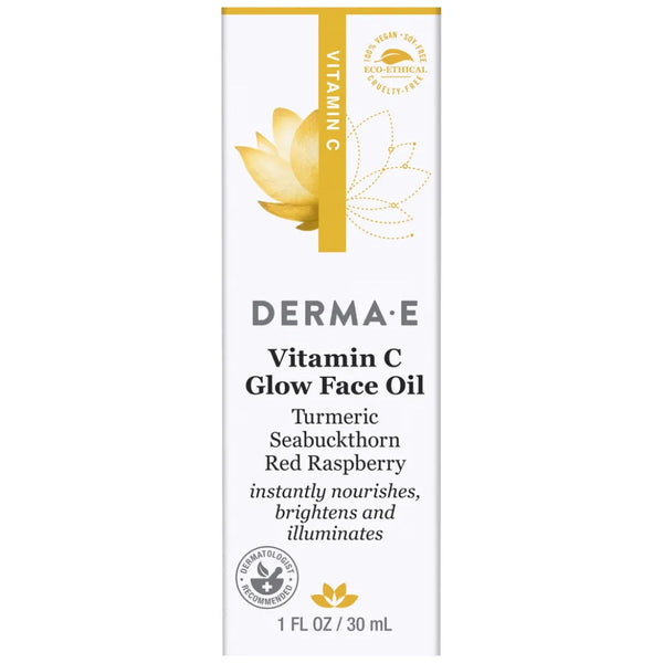 Vitamin C Glow Face Oil DermaE Natural Bodycare