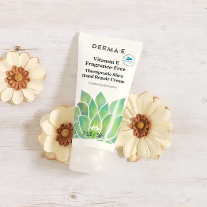 Vitamin E Therapeutic Shea Hand Cream DermaE Natural Bodycare