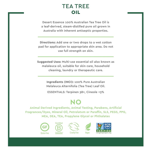 Tea Tree Oil 100% Australian Desert Essence