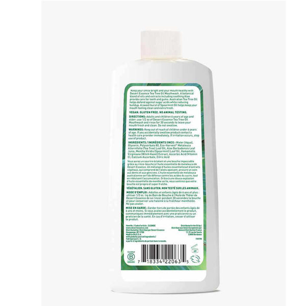 Tea Tree Oil Mouthwash Whiten Desert Essence