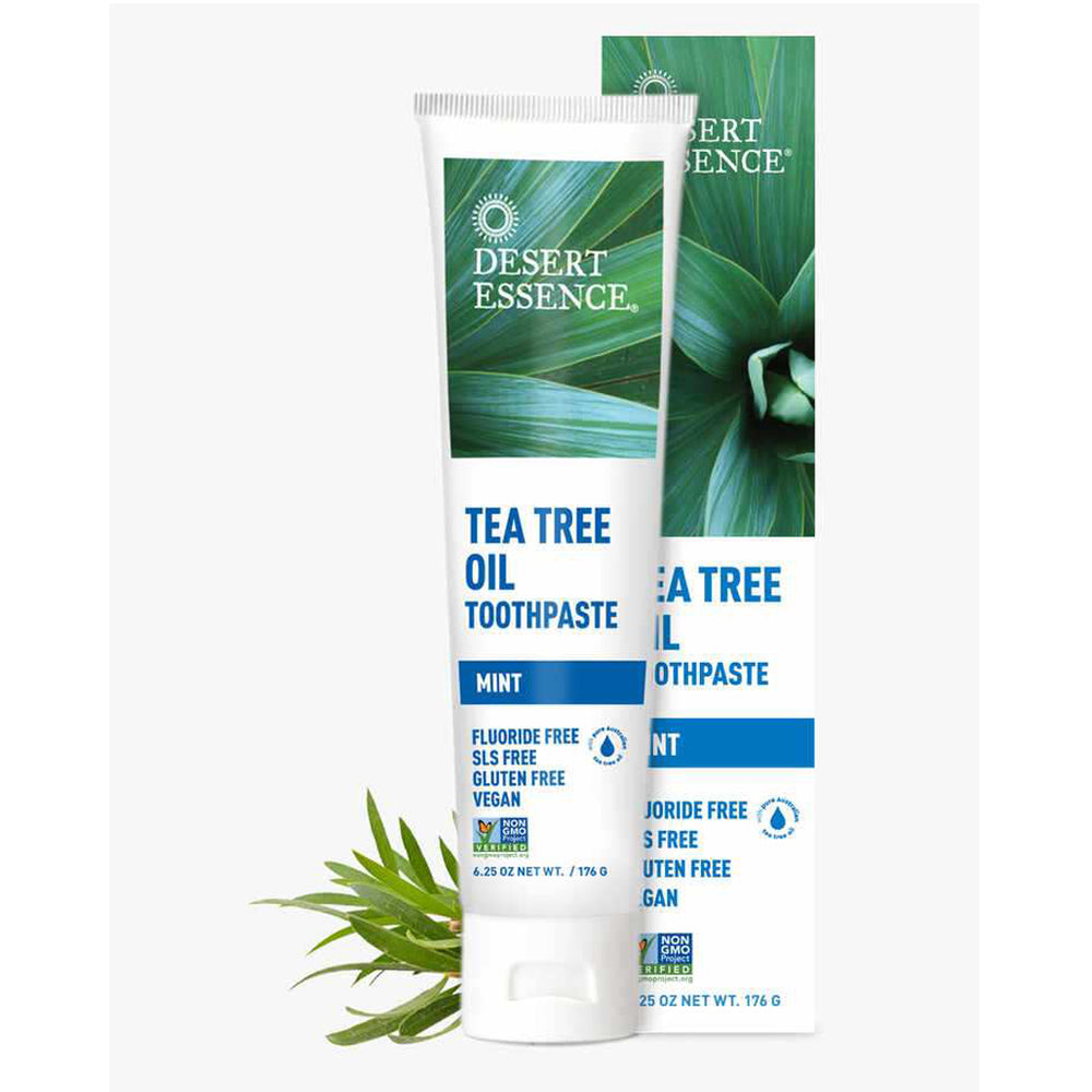 Tea Tree Oil Toothpaste Mint Desert Essence