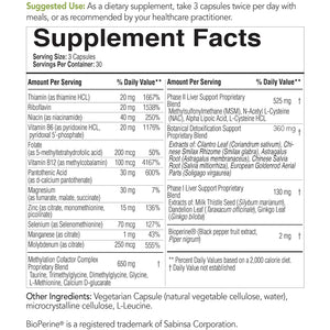 EcoNugenics EcoDetox Supplement Facts