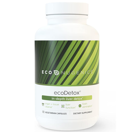 EcoDetox by EcoNugenics - 90 Vegetarian Capsules - Detox the Liver