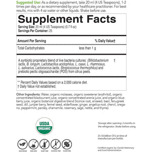 EcoNugenics ecoProbiotic Supplement Facts