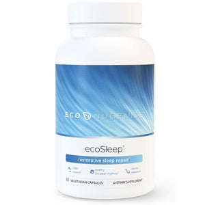EcoNugenics ecoSleep - 60 Vegetarian Capsules - Restorative Sleep Repair 