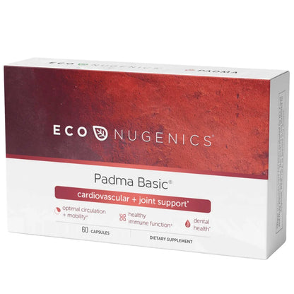 EcoNugenics Padma Basic -60 Capsules - Cardiovascular and Joint Support