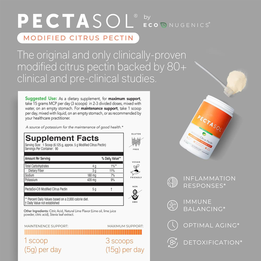 PectaSol-C Lime Infusion by EcoNugenics - Supplement Facts