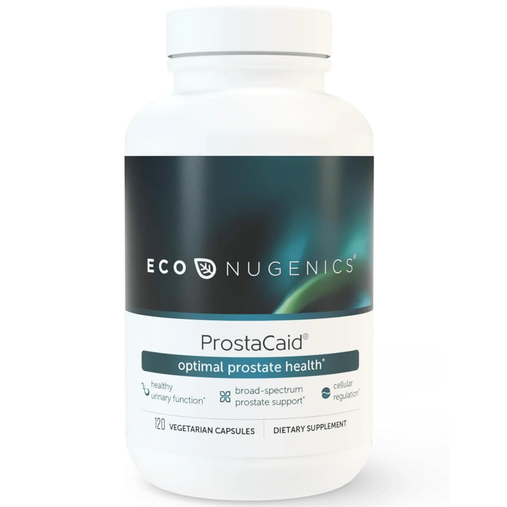 EcoNugenics ProstaCaid - 120 Vegetarian Capsules - Support Prostate Health