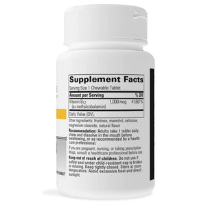 Integrative Therapeutics B12-Active Cherry 30 chews supplement facts