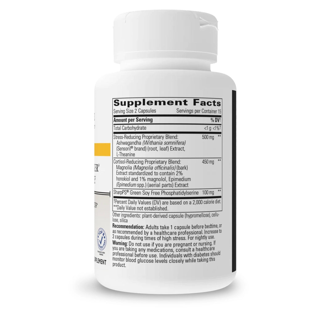 Cortisol Manager Allergen Free Integrative Therapeutics | Supplement facts