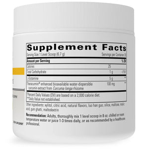 Integrative Therapeutics Glutamine Forte 7.09 oz supplement facts