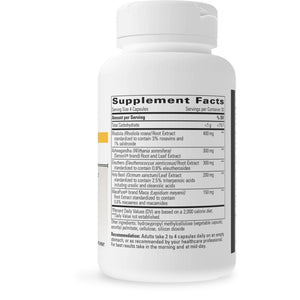 Integrative Therapeutics HPA Adapt ingredients label – stress resistance complex supplement facts and nutritional information.