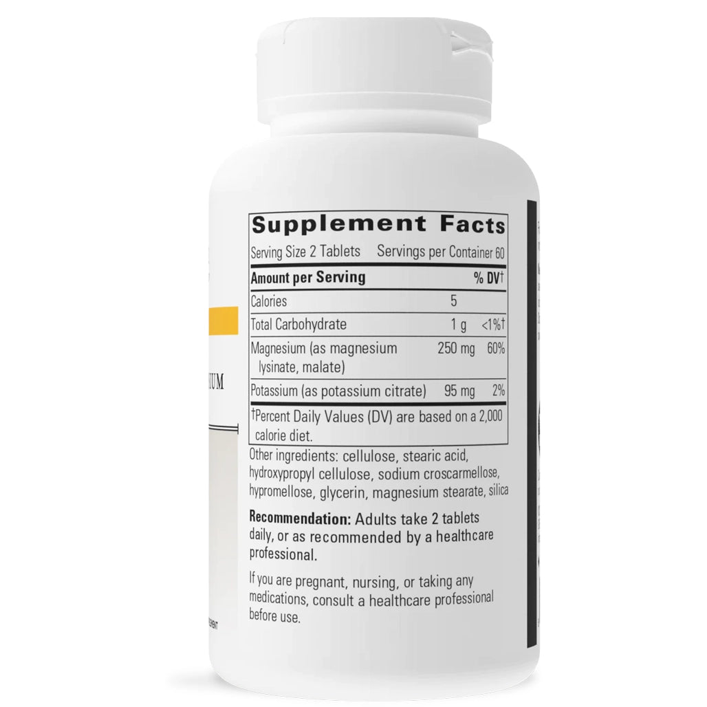 Integrative Therapeutics Krebs Magnesium Potassium Complex 120 vtabs supplement facts