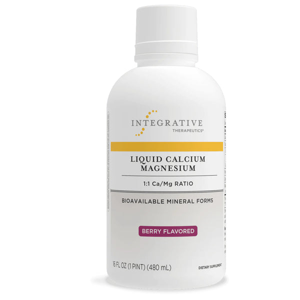 Integrative Therapeutics Liquid Calcium Magnesium 1:1 Berry - 16 oz