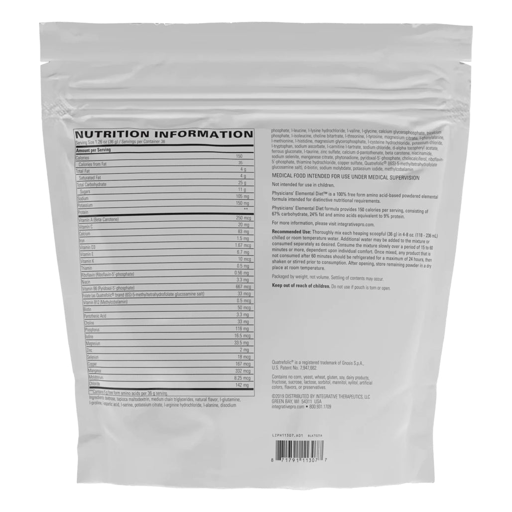 Physicians Elemental Diet Powder by Integrative Therapeutics