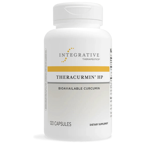 Integrative Therapeutics Theracurmin bottle – advanced curcumin supplement for joint comfort, antioxidant protection, and healthy inflammatory response support.