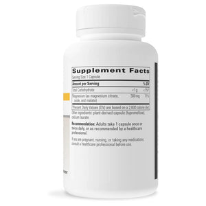 Integrative Therapeutics Tri-Magnesium 90 vegcaps supplement facts