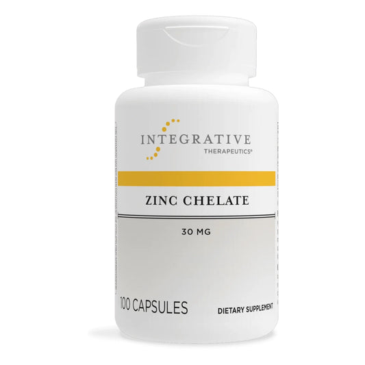 Zinc Chelate 30 mg - 100 capsules by Integrative Therapeutics | Immune Support