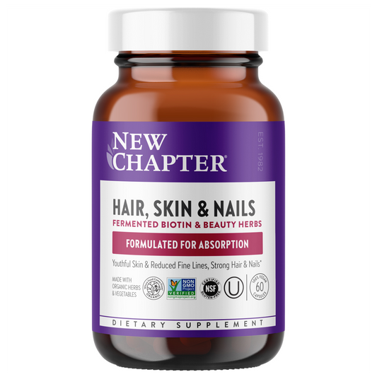  New Chapter Perfect Hair, Skin & Nails - 60 Capsules | Youthful Skin and Reduce Fine Lines, Strong Hair and Nails