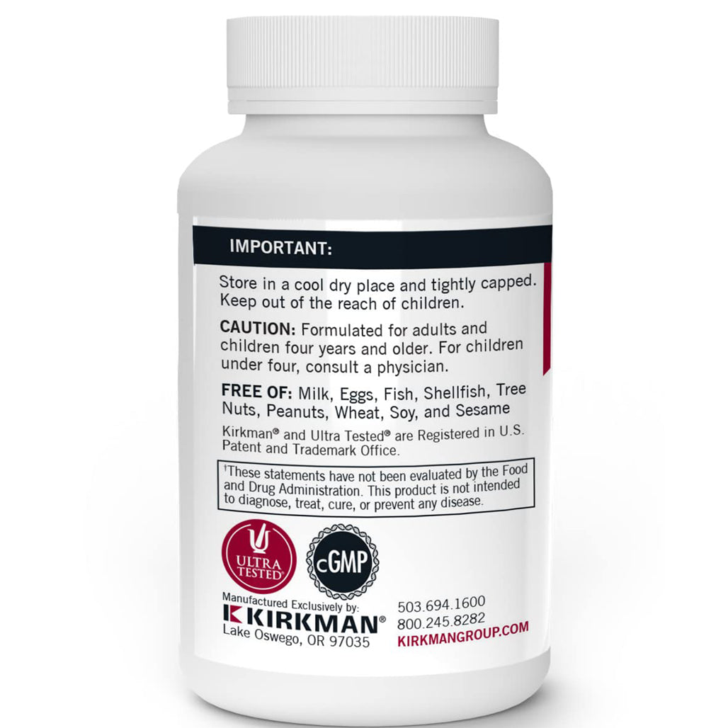 Alpha Lipoic Acid 25 mg Kirkman labs - Important Caution