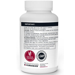 Biofilm Defense by Kirkman Labs - Caution and Allergen Warning
