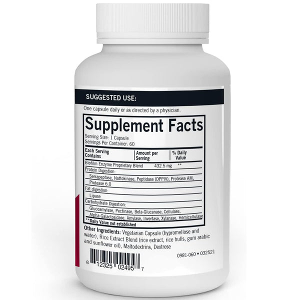 Kirkman labs Biofilm Defense Supplement facts