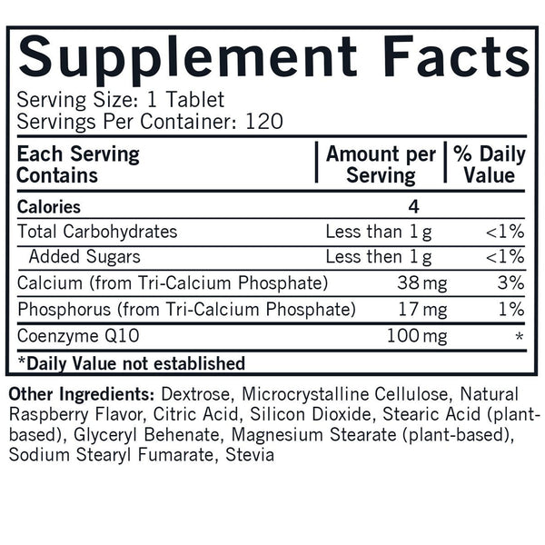 Coenzyme Q10 100 mg Kirkman labs