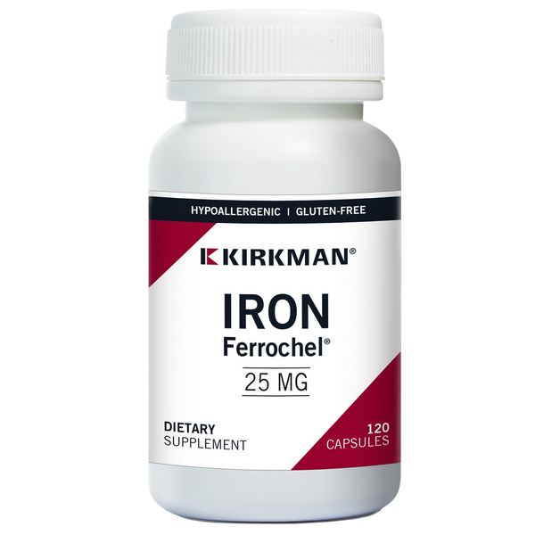 Iron Ferrochel 25 mg Kirkman labs